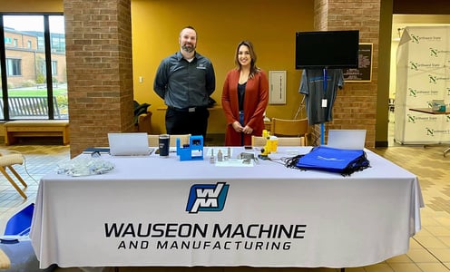 Wauseon Machine team participating in a local career fair